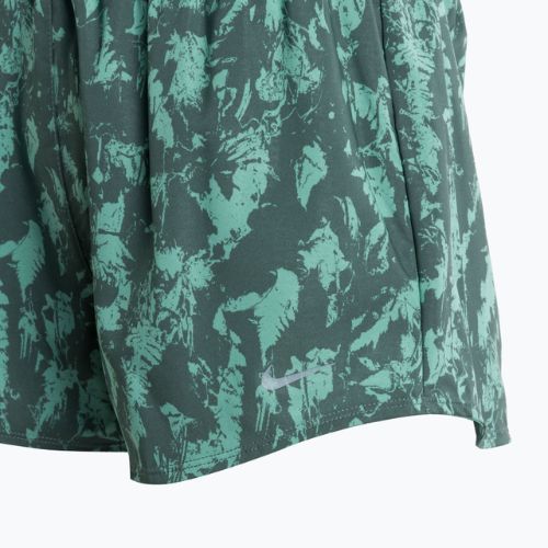 Moteriški šortai Nike One Dri-Fit High-Waisted 3" Brief-Lined vintage green / bicoastal / black