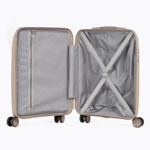 Kabininis kelioninis lagaminas KADVA Brava 40 l smėlio spalvos