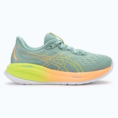 Moteriški bėgimo bateliai ASICS Gel-Cumulus 26 Paris light celadon/safety yellow