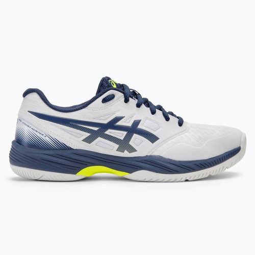 Vyriški skvošo batai ASICS Gel-Court Hunter 3 white/blue expanse