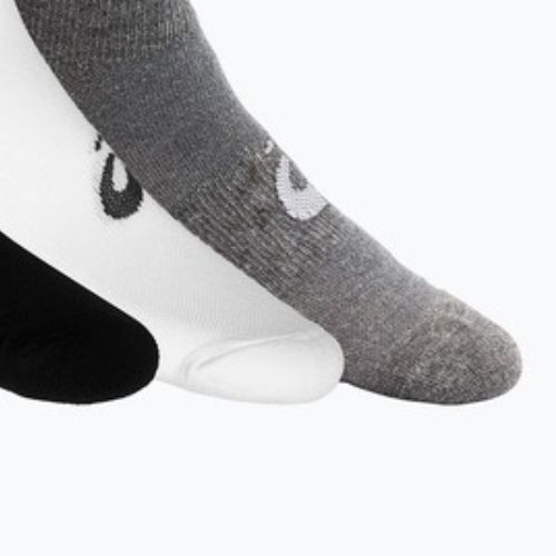 Bėgimo kojinės ASICS Quarter 3 poros black/grey/white