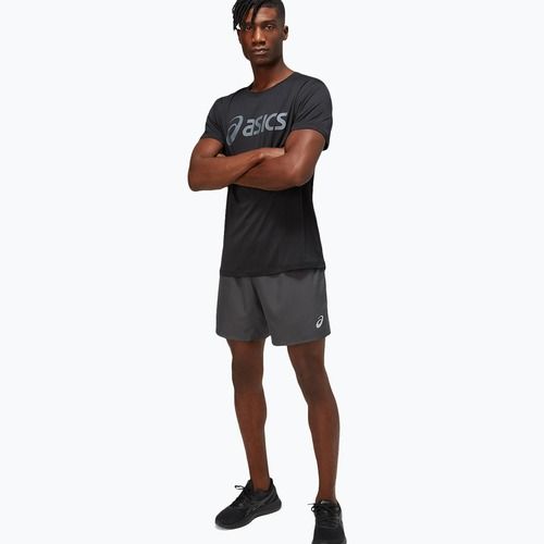 Vyriški bėgimo marškinėliai ASICS Core Top performance black/carrier grey