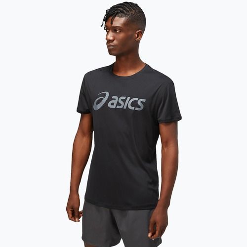Vyriški bėgimo marškinėliai ASICS Core Top performance black/carrier grey