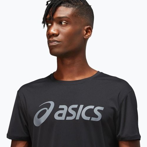 Vyriški bėgimo marškinėliai ASICS Core Top performance black/carrier grey