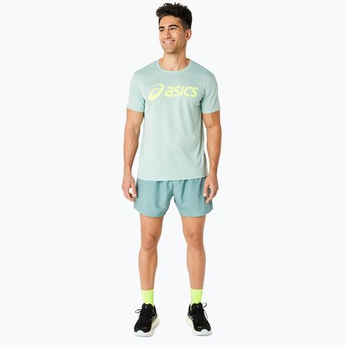 Vyriški bėgimo marškinėliai ASICS Core Top light celadon/safety yellow