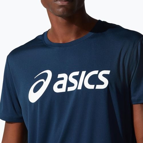 Vyriški bėgimo marškinėliai ASICS Core Top french blue/brilliant white