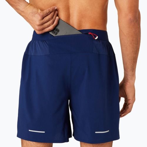 Vyriški bėgimo šortai ASICS Road 2-N-1 7IN blue expanse / midnight