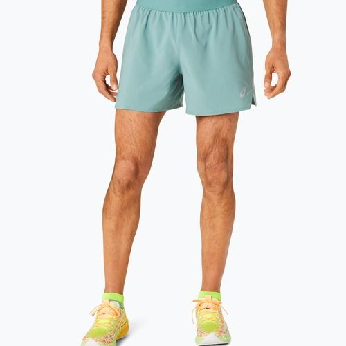 Vyriški bėgimo šortai ASICS Road 5IN celadon