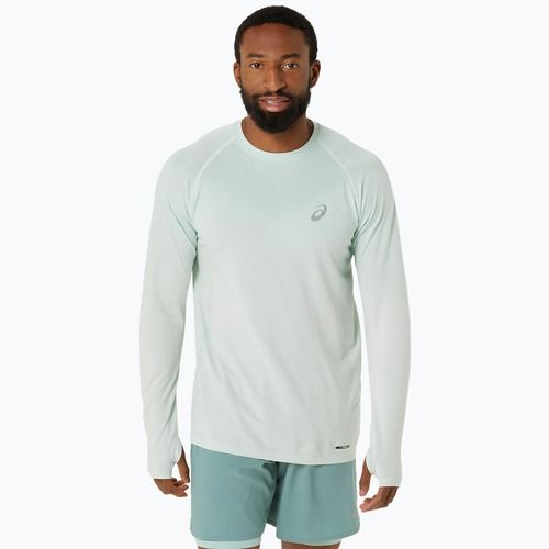 Vyriški bėgimo marškinėliai ilgomis rankovėmis ASICS Seamless light celadon/birch