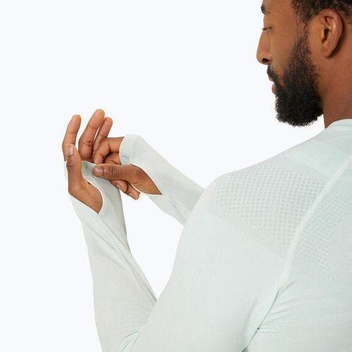 Vyriški bėgimo marškinėliai ilgomis rankovėmis ASICS Seamless light celadon/birch