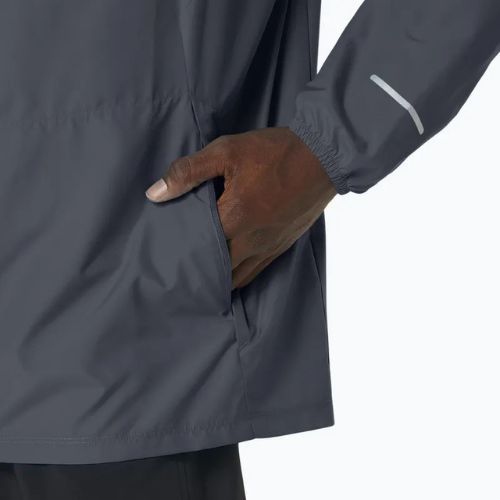 Vyriška bėgimo striukė ASICS Icon carrier grey / safety yellow