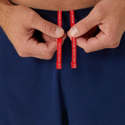 Vyriški bėgimo šortai ASICS Metarun 5IN blue expanse