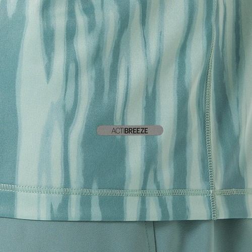 Vyriški bėgimo marškinėliai ASICS Road All Over Print Top light celadon/celadon