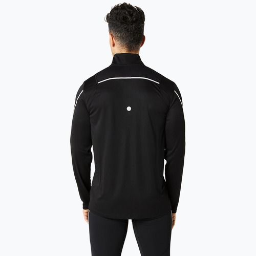 Vyriški bėgimo marškinėliai ilgomis rankovėmis ASICS Road Lite-Show 1/2 Zip performance black