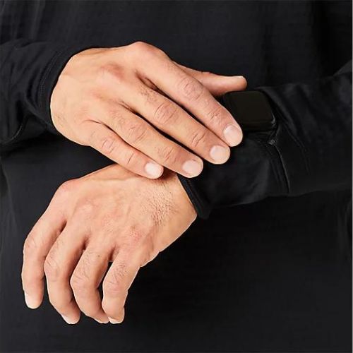 Vyriškas bėgimo džemperis ASICS Road Winter 1/2 Zip Mid Layer performance black