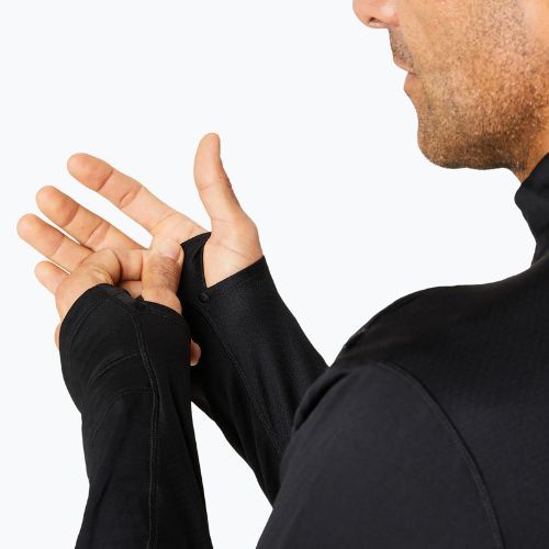 Vyriškas bėgimo džemperis ASICS Road Winter 1/2 Zip Mid Layer performance black