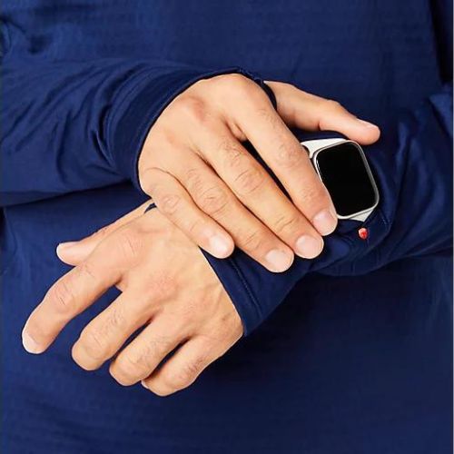 Vyriškas bėgimo džemperis ASICS Road Winter 1/2 Zip Mid Layer blue expanse