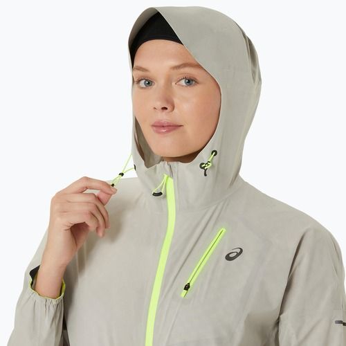 Vyriška bėgimo striukė ASICS Fujitrail Waterproof oatmeal