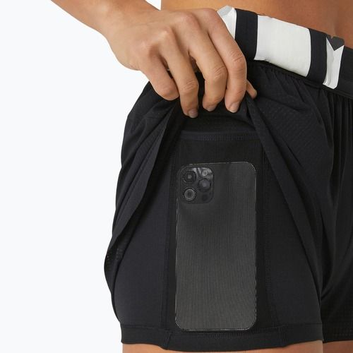 Moteriški bėgimo šortai ASICS Metarun Split performance black