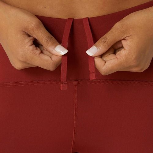 Moteriškos bėgimo tamprės ASICS Road High Waist deep red