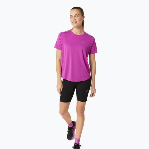 Moteriški bėgimo marškinėliai ASICS Road Top bold magenta