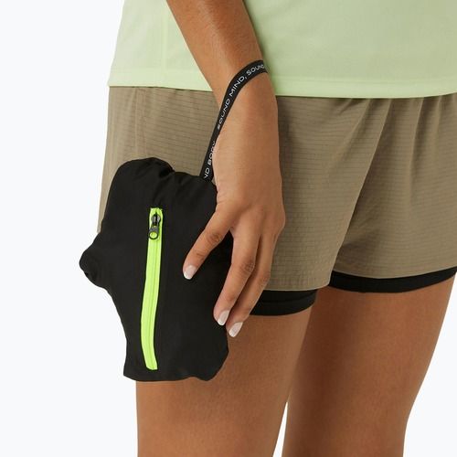 Moteriška bėgimo striukė ASICS Fujitrail Packable performance black