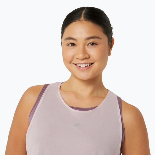 Moteriškas bėgimo tank topas ASICS Nagino Run Tank watershed rose/dusty mauve