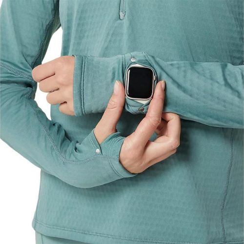 Moteriškas bėgimo džemperis ASICS Road Winter 1/2 Zip Mid Layer celadon