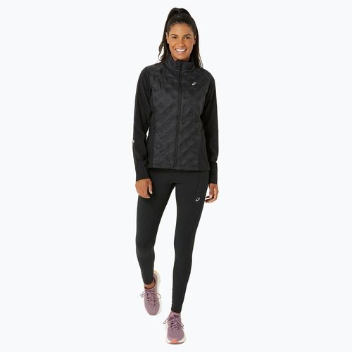 Moteriška bėgimo striukė ASICS Road Winter performance black