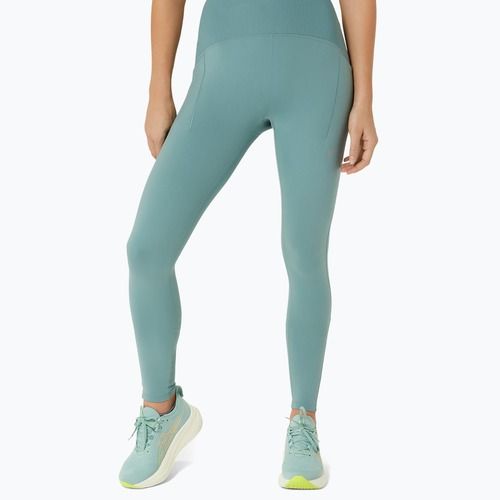 Moteriškos bėgimo tamprės ASICS Road Winter High Waist celadon