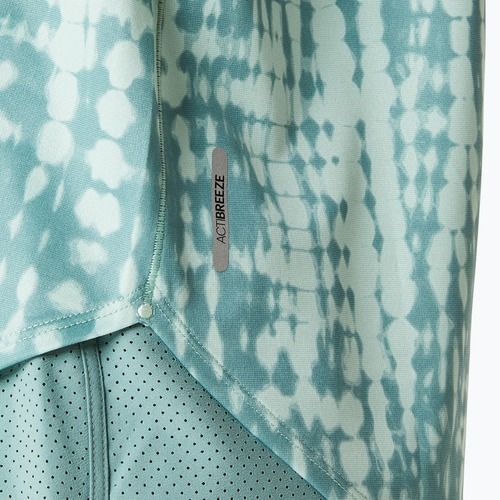 Moteriškas bėgimo tank topas ASICS Road All Over Print Tank light celadon