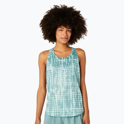 Moteriškas bėgimo tank topas ASICS Road All Over Print Tank light celadon