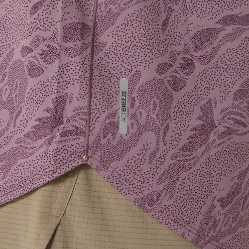 Moteriškas bėgimo tank topas ASICS Road All Over Print Tank dusty mauve