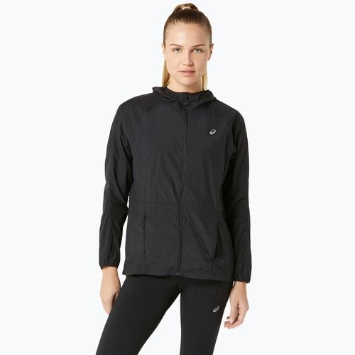 Moteriška bėgimo striukė ASICS Road Packable performance black