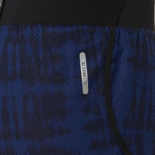 Moteriški bėgimo šortai ASICS Road All Over Print 2N1 3.5IN midnight