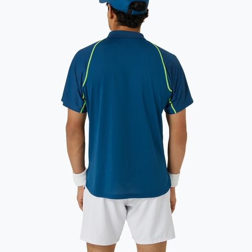 Vyriški polo teniso marškinėliai ASICS Match Actibreeze Polo mako blue