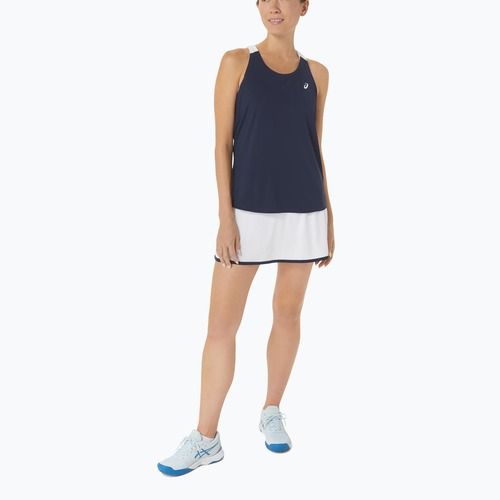 Moteriškas teniso tank topas ASICS Court Tank midnight/brilliant white