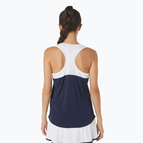 Moteriškas teniso tank topas ASICS Court Tank midnight/brilliant white