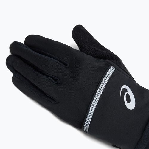 Vyriškos bėgimo pirštinės ASICS Wind-Block Running performance black