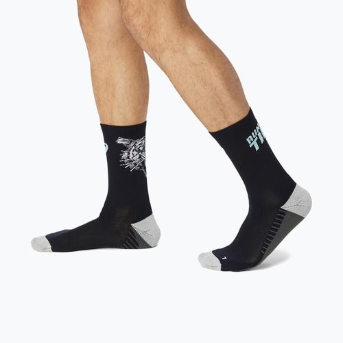 Bėgimo kojinės ASICS Performance Run Crew midnight/bright cyan