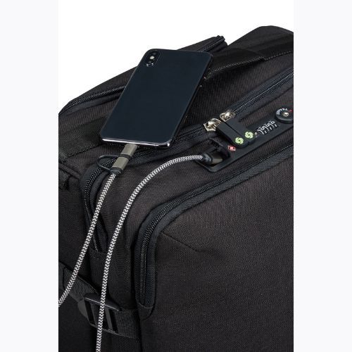 Kelioninis lagaminas Samsonite Securipack 39 l black steel
