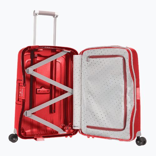 Kelioninis lagaminas Samsonite S'cure Spinner 34 l crimson red