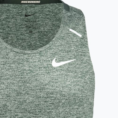 Vyriškas bėgimo tank topas Nike Dri-Fit Rise 365 vintage green/heather