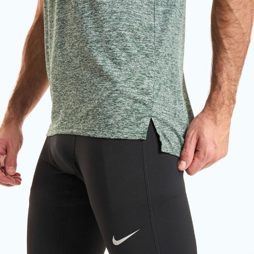 Vyriški bėgimo marškinėliai Nike Dri-Fit Rise 365 vintage green/heather