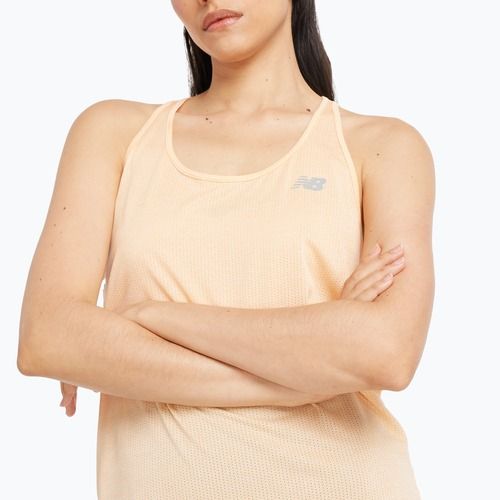 Moteriškas tank topas New Balance Athletics Tank Top peach blossom/heather