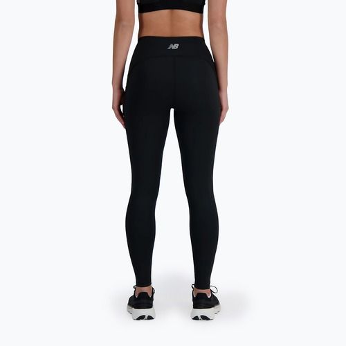 Moteriškos tamprės New Balance Sleek Pocket High Rise black