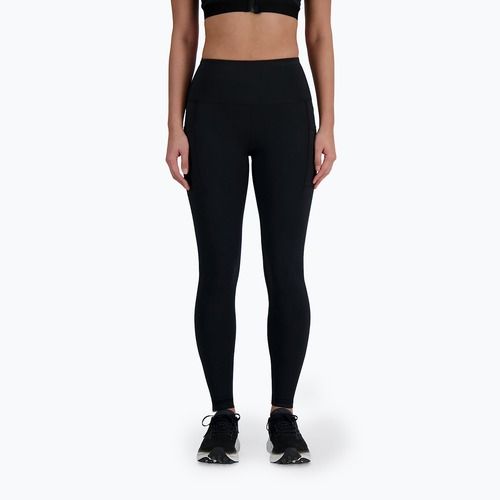 Moteriškos tamprės New Balance Sleek Pocket High Rise black