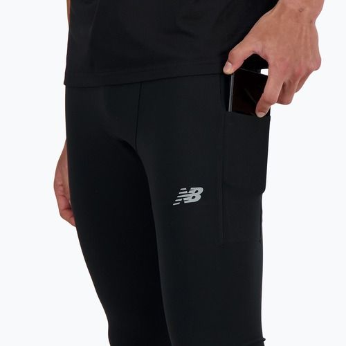 Vyriškos bėgimo tamprės New Balance Athletics Sleek Run black