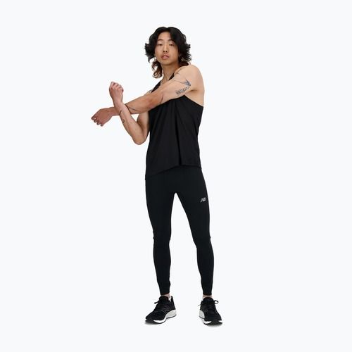 Vyriškos bėgimo tamprės New Balance Athletics Sleek Run black
