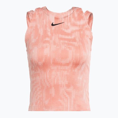Moteriškas teniso tank topas Nike Court Dri-Fit Slam RG pink quartz/black
